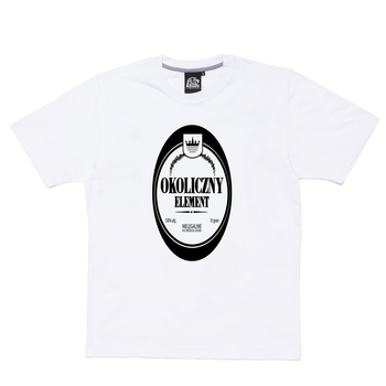 KOSZULKA OKOLICZNY ELEMENT kolor biały