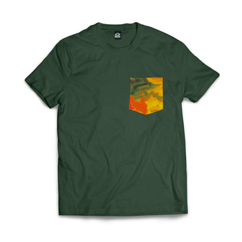 KOSZULKA QUIZ MATERIAŁ PRODUCENCKI kolor zielony