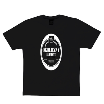 KOSZULKA OKOLICZNY ELEMENT kolor czarny