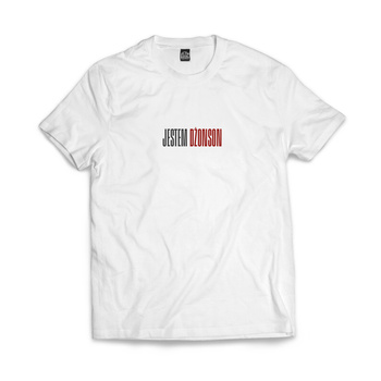 KOSZULKA JESTEM DŻONSON kolor biały