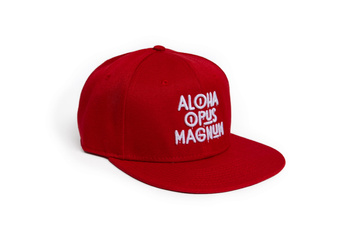 CZAPKA SNAPBACK AOM KOLOR CZERWONY + GRATIS