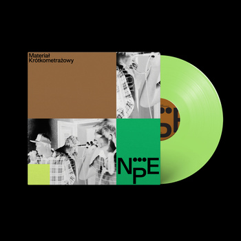 PŁYTA WINYLOWA NA PÓŁ ETATU "MATERIAŁ KRÓTKOMETRAŻOWY" kolor TRANSPARENT LIME