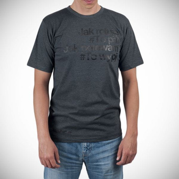 KOSZULKA LAVOHOHOLICS ROLUJĘ KOLOR GRAFIT + GRATIS